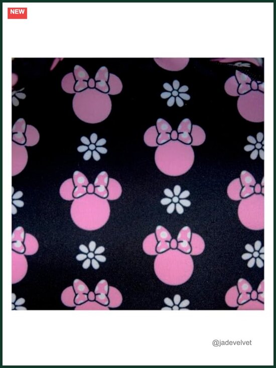 Loungefly Disney Minnie Floral Rock The Dots Mini Backpack Faux Leather